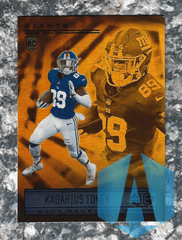 2021 Panini Illusions Orange Parallel #69 Kadarius Toney RC - New York Giants